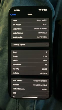 I phone 16 pro max