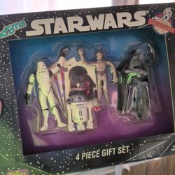 1993 Justoys Star Wars 4 Piece Collectable Bend Em