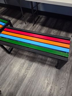 Metal bench