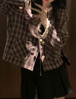 Vintage French Tweed Jacket Coat