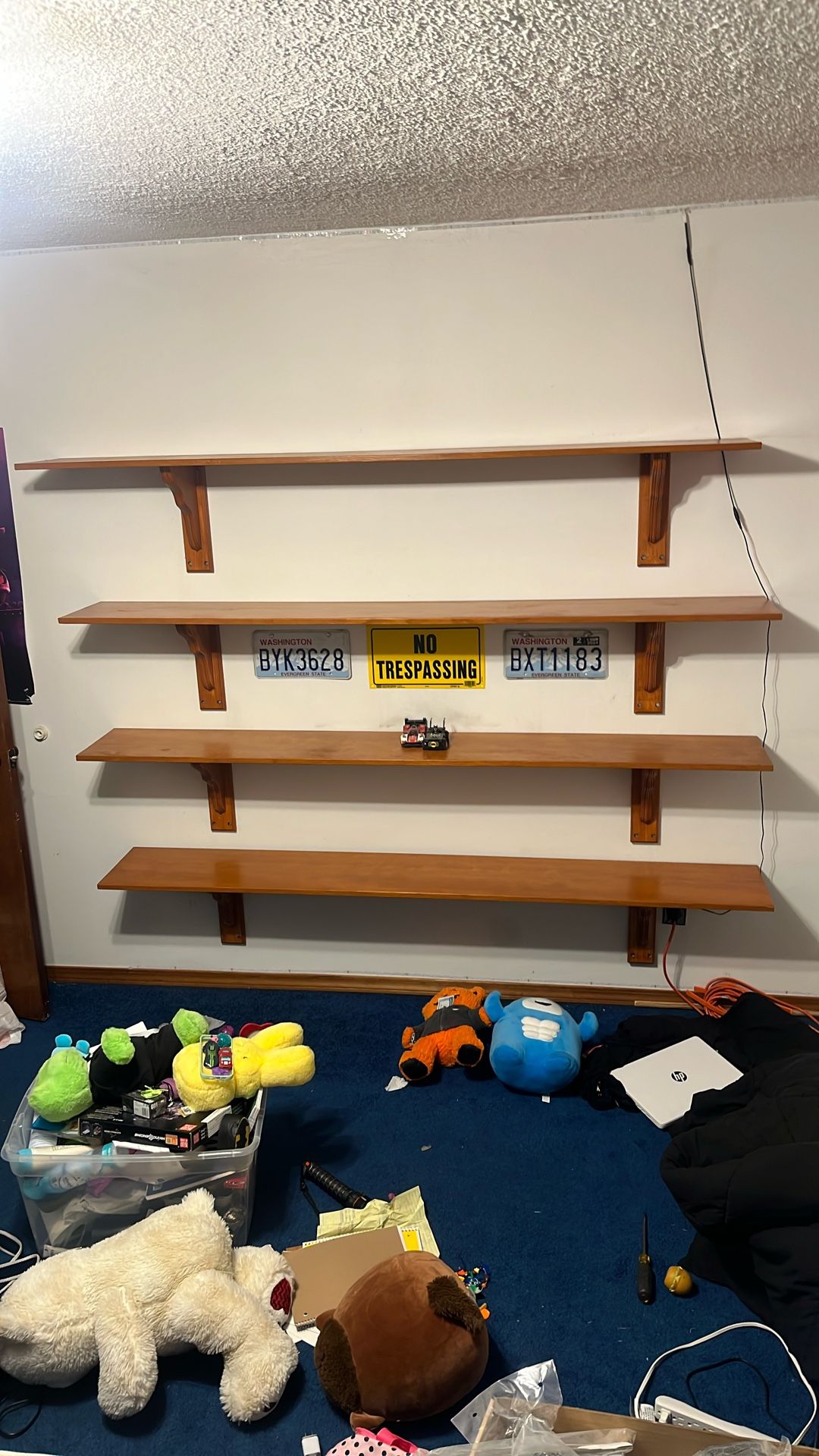 Shelves.