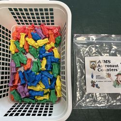 Educational AIMS Astronaut Counters - Set of 100