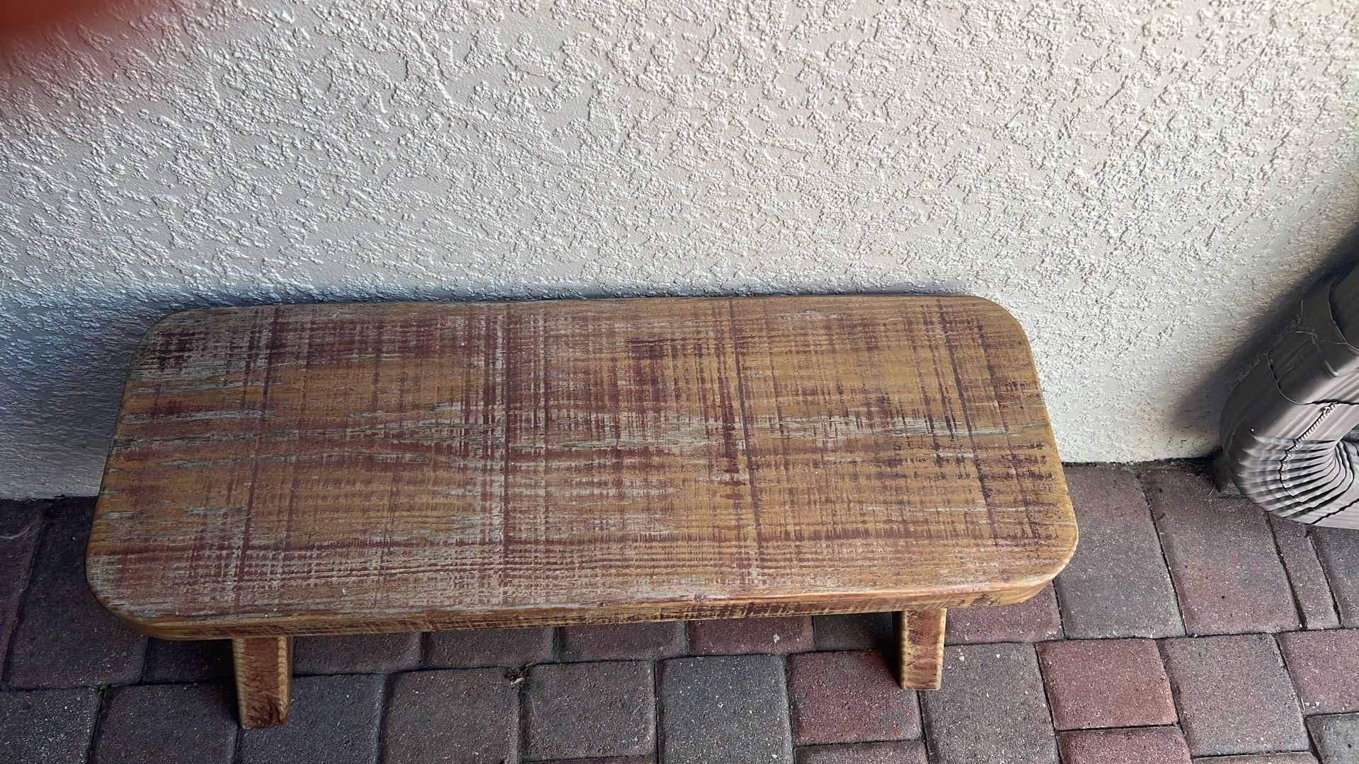 Solid hand Made Wood - Bench. & Barstool