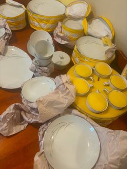 ANTIQUE Rose China- JAPAN #2110 CLARION  WHEAT PATTERN
