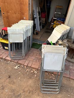 Folding chairs must take all