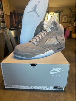 Jordan 5 Wolf Grey Size 12