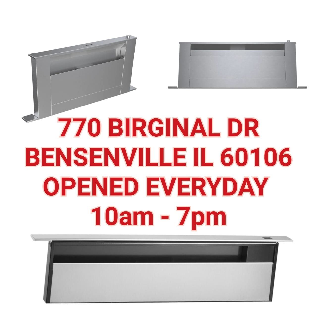 Selection Bosch Ge Profile Telescopic Downdraft Range Hood