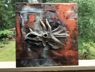 Triceratops Wall Art 