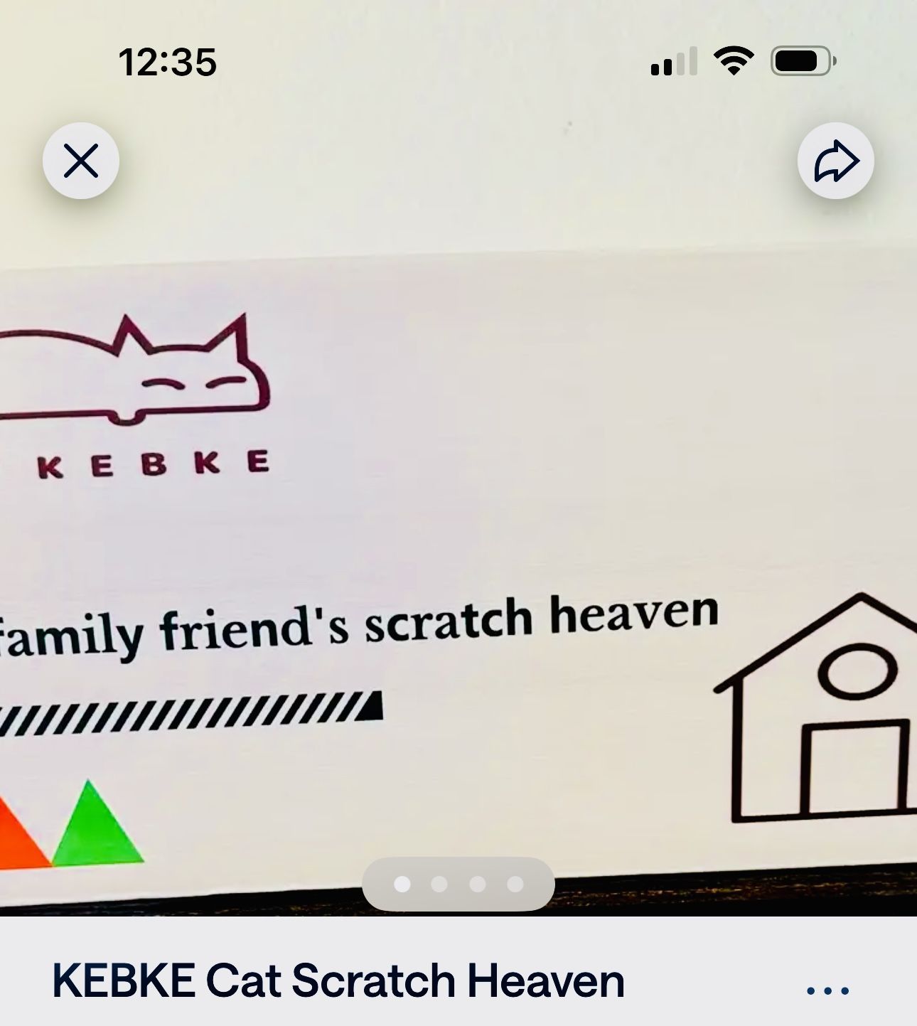 KEBKE Cat family Friends Scratch heaven