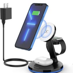 Brand New 3 In 1 Magnetic Wireless Charger