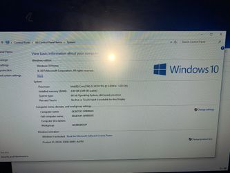 Dell i5 tower 4gb ram 500gb hd windows 10