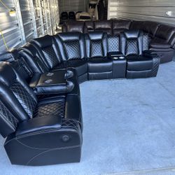 Brand New Power Reclining Sectional Couch