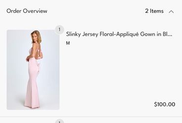 Dress size M