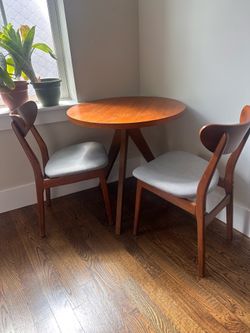 West Elm Midcentury Table and Chairs
