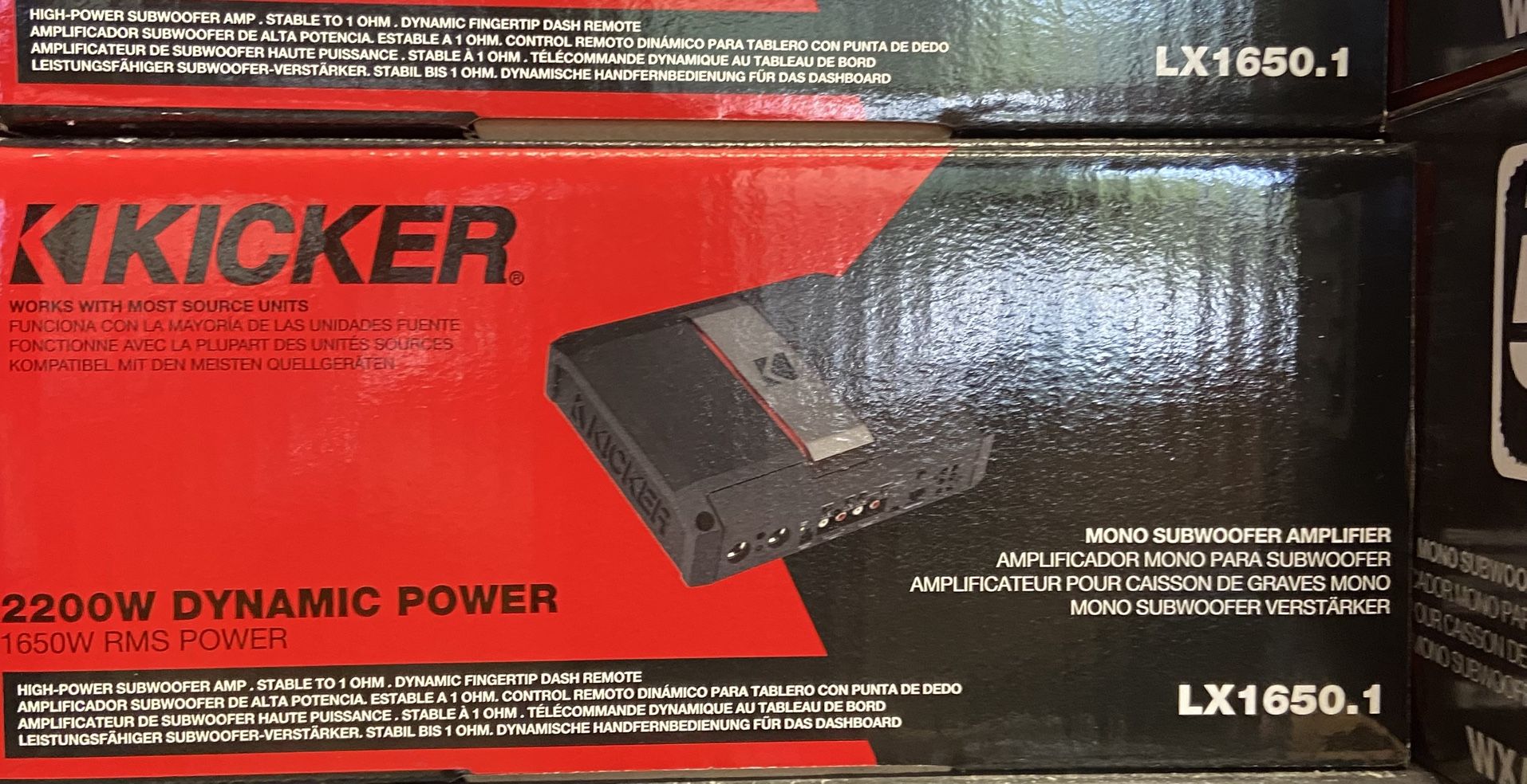 Kicker LX1650.1 Subwoofer Amplifier 1600w