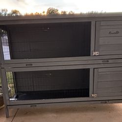 Rabbit 2 Tier Hutch