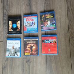 6 Blue-ray Awosome Movies, Like New