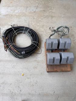 8 GFCI Wired Outlets  Used For Temporary Power Pole  37’ FT  8/4Wire