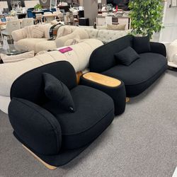 Black Sofa New Arrival, Pay $50 Now, pay rest monthly
