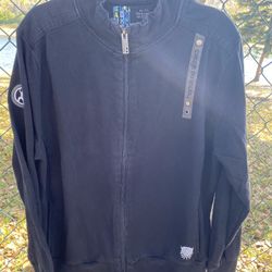 Vintage Cirque Du Soleil Mens XL Black Full Zip Up Jacket