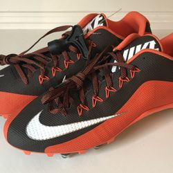 New Nike Alpha Pro 2.0 Cleats Orange & Brown