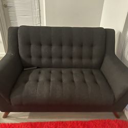 Small Black Sofa