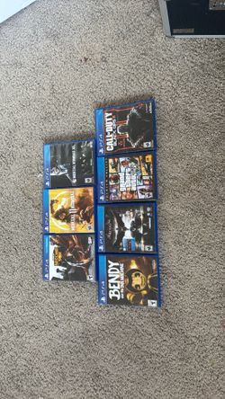 PS4 Disc Video Game lot (8 perfect condition games)