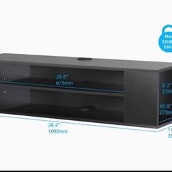 New In-Box Foating Media/TV Shelf