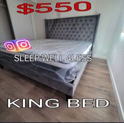 New king bed