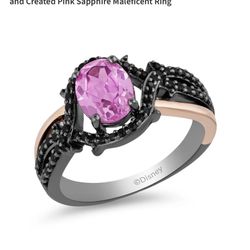 ENCHANTED DISNEY MALEFICENT RING 14k 