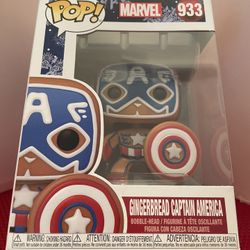 Funko Pop Marvel Gingerbread Captain America 