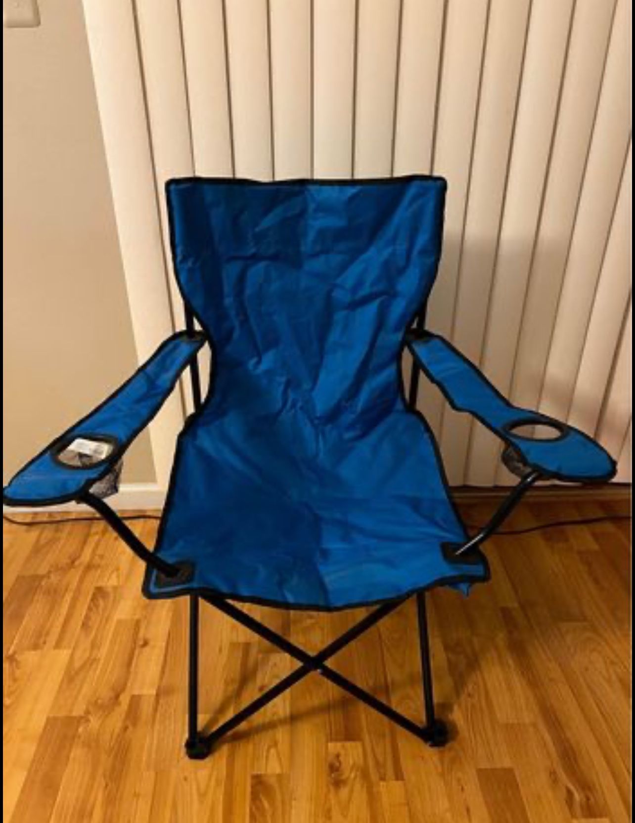 Blue foldable chair for Outdoor Use - Game day chair