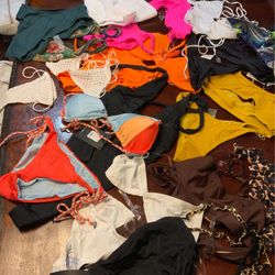 Size Medium/large Bikini Sets 3 For. $20