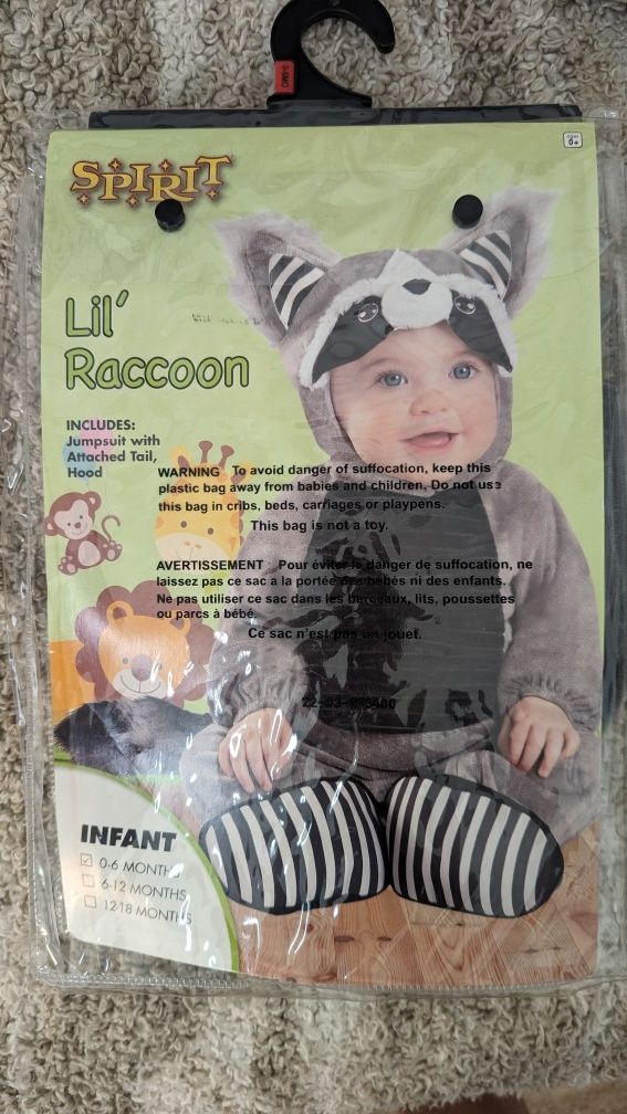 Infant Halloween Costume 0-6 M
