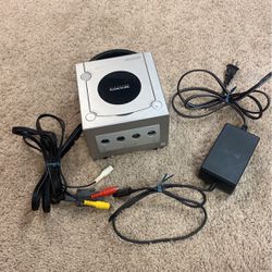 Nintendo Game Cube Console And Cables- Tested