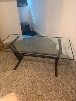 Glass Desk