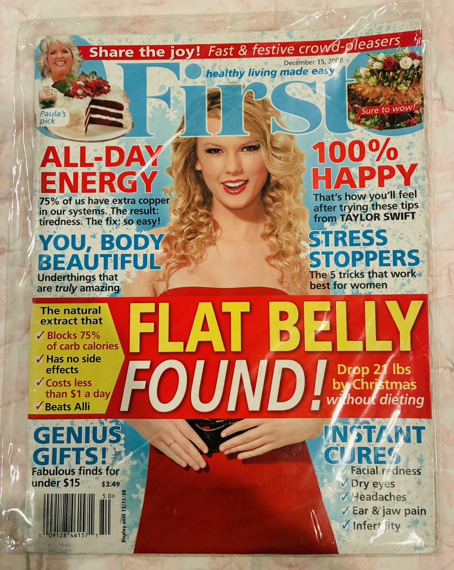 Taylor Swift On First Magazine From December 2008