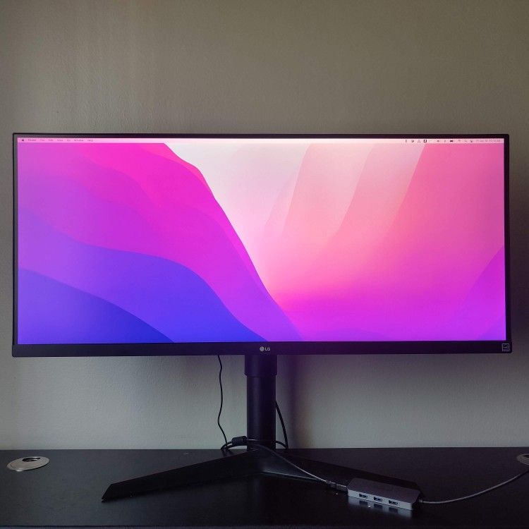 LG - 34” UltraWide FHD HDR Monitor with USB Type C