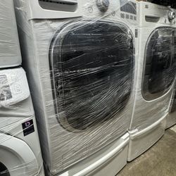 Lg Front Load Washer And Dryer Set Gas