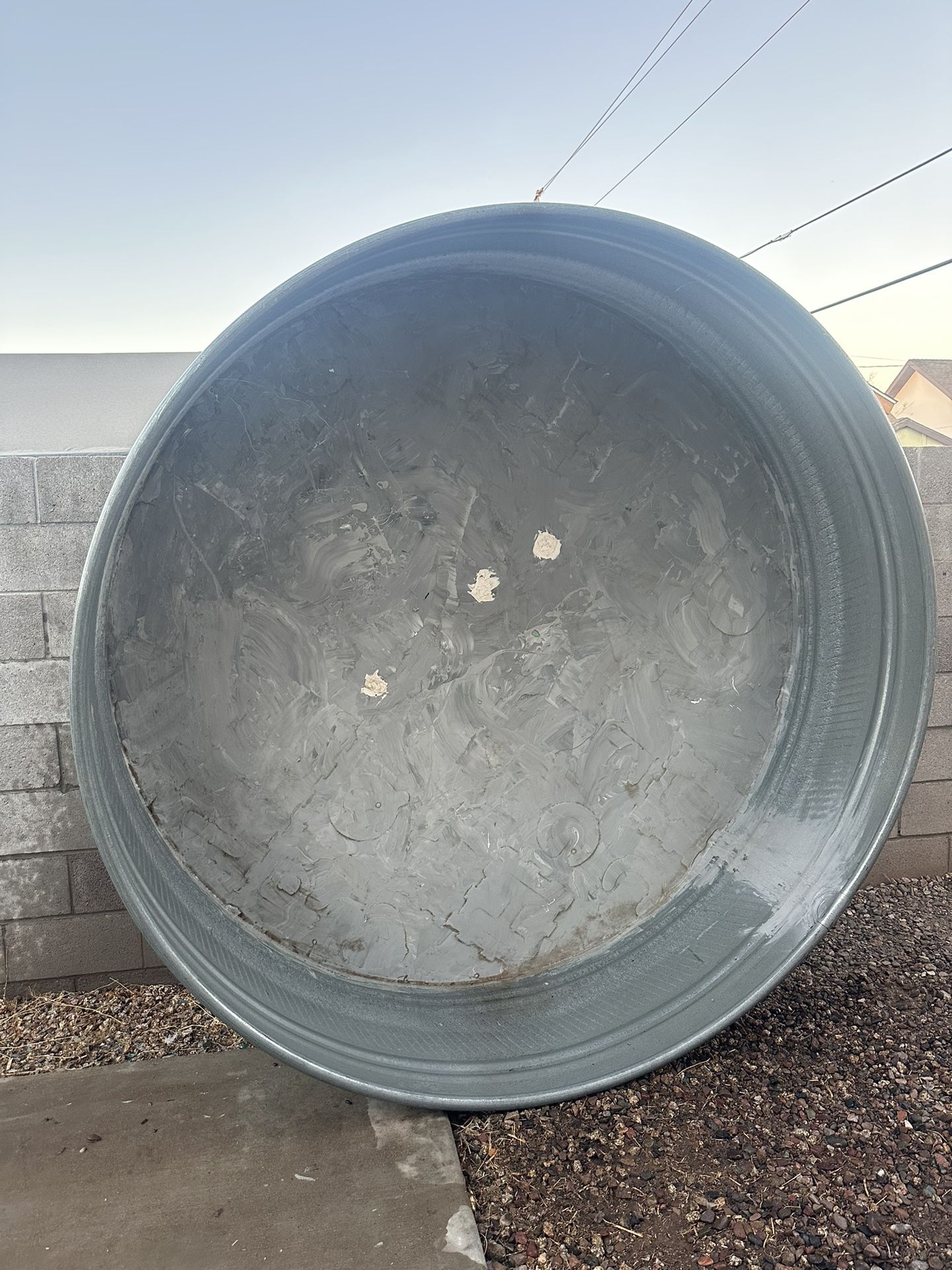Horse Trough Used As Ice Plunge/Pool