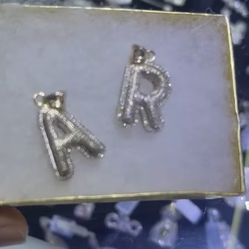 Real Diamond Gold Letters 