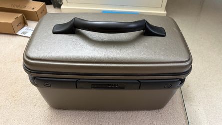 Hard Shell Train Case with Combination Lock