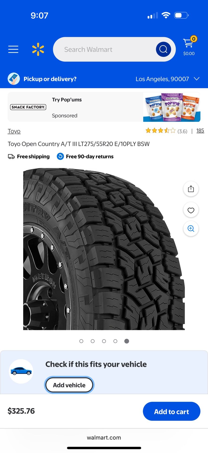 275/55r20 Toyos