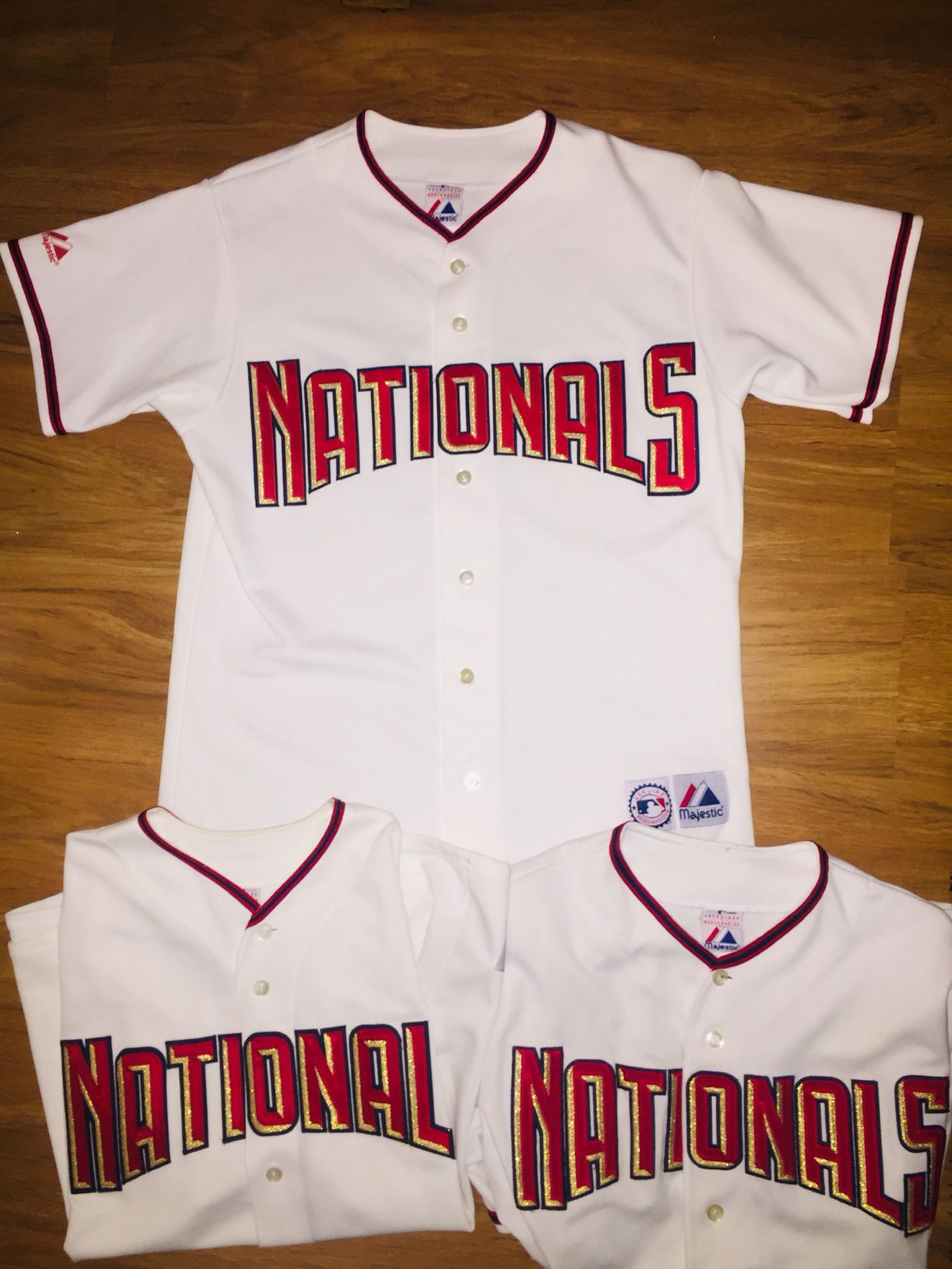 Washington Nationals MLB Majestic Baseball Jersey Size M&L