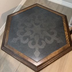 Vintage Hexagon Side Table – $19 (Lady Lake / The Villages)