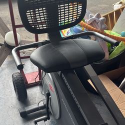 Elliptical and exercise bike