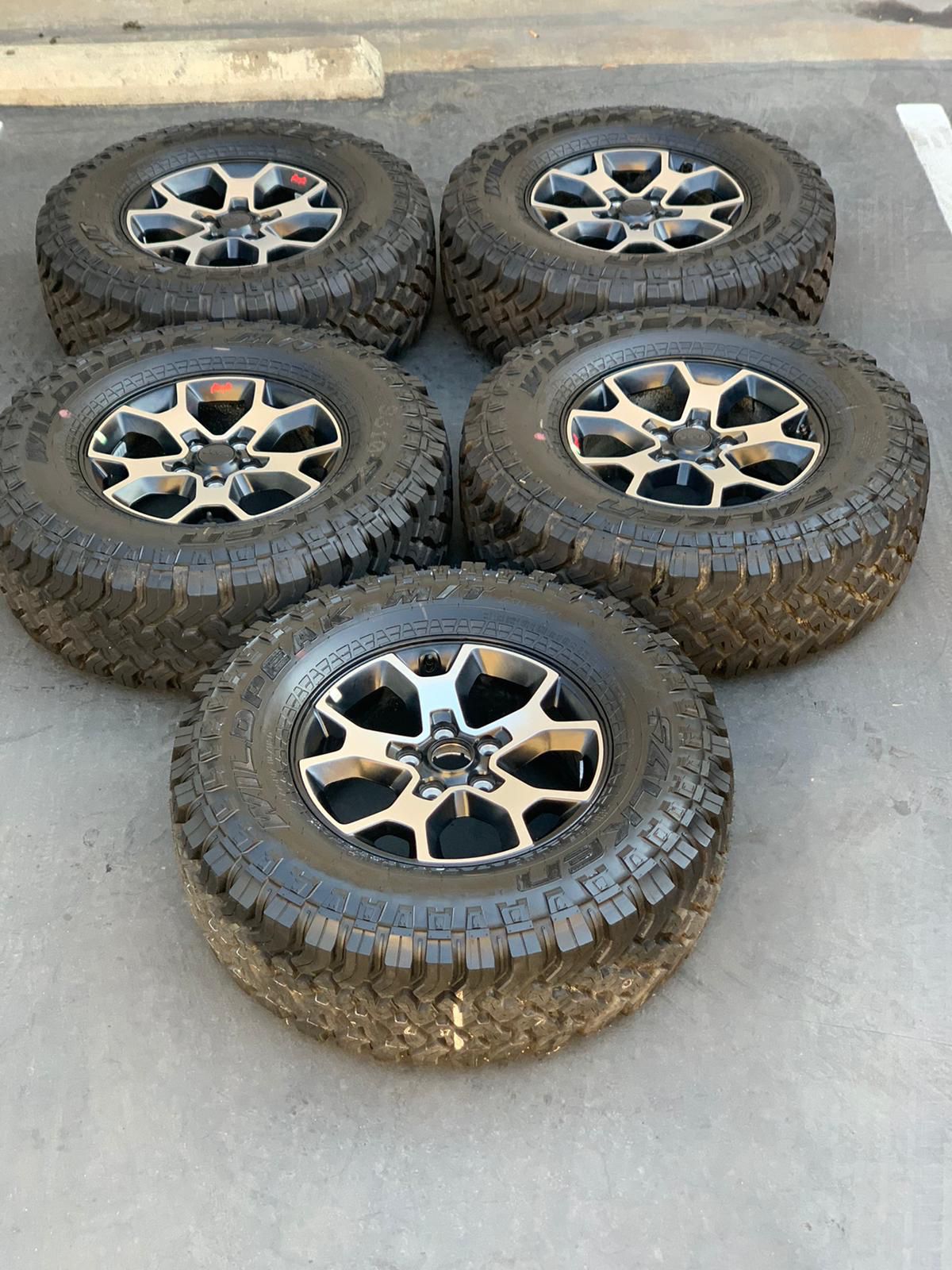 17” Jeep Wrangler Rubicon brand new wheels and tires