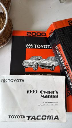 2000/1999 Toyota Tacoma Repair/ diagnostic Manuals