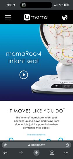 PICKUP TODAY 4 Moms MamaRoo