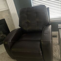 Used large Leather recliner 